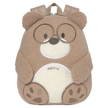 Younger Boys Beige Teddy Bear Backpack ( 30cm )