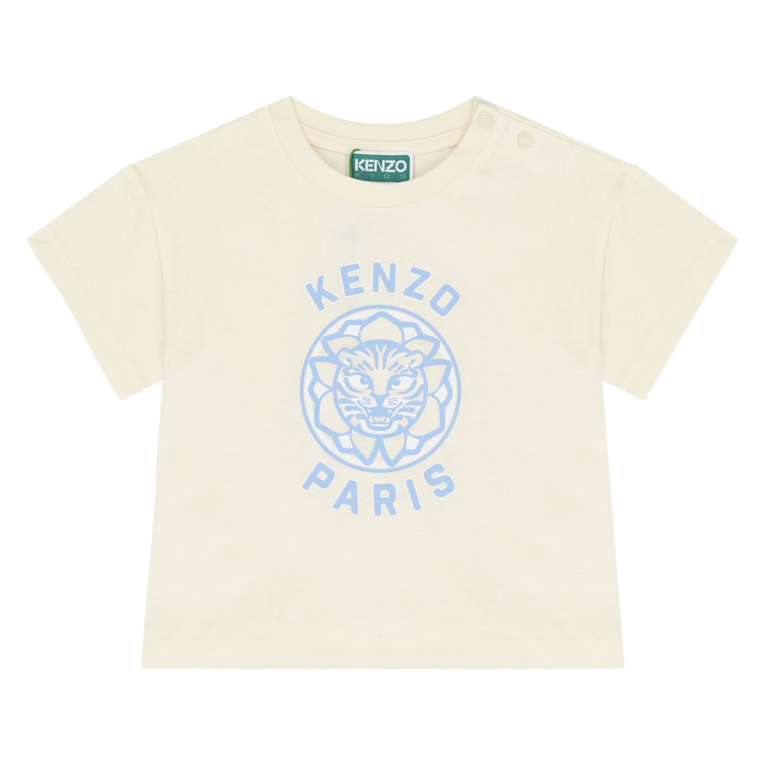 Younger Boys Ivory & Blue Shorts Set, 1, hi-res