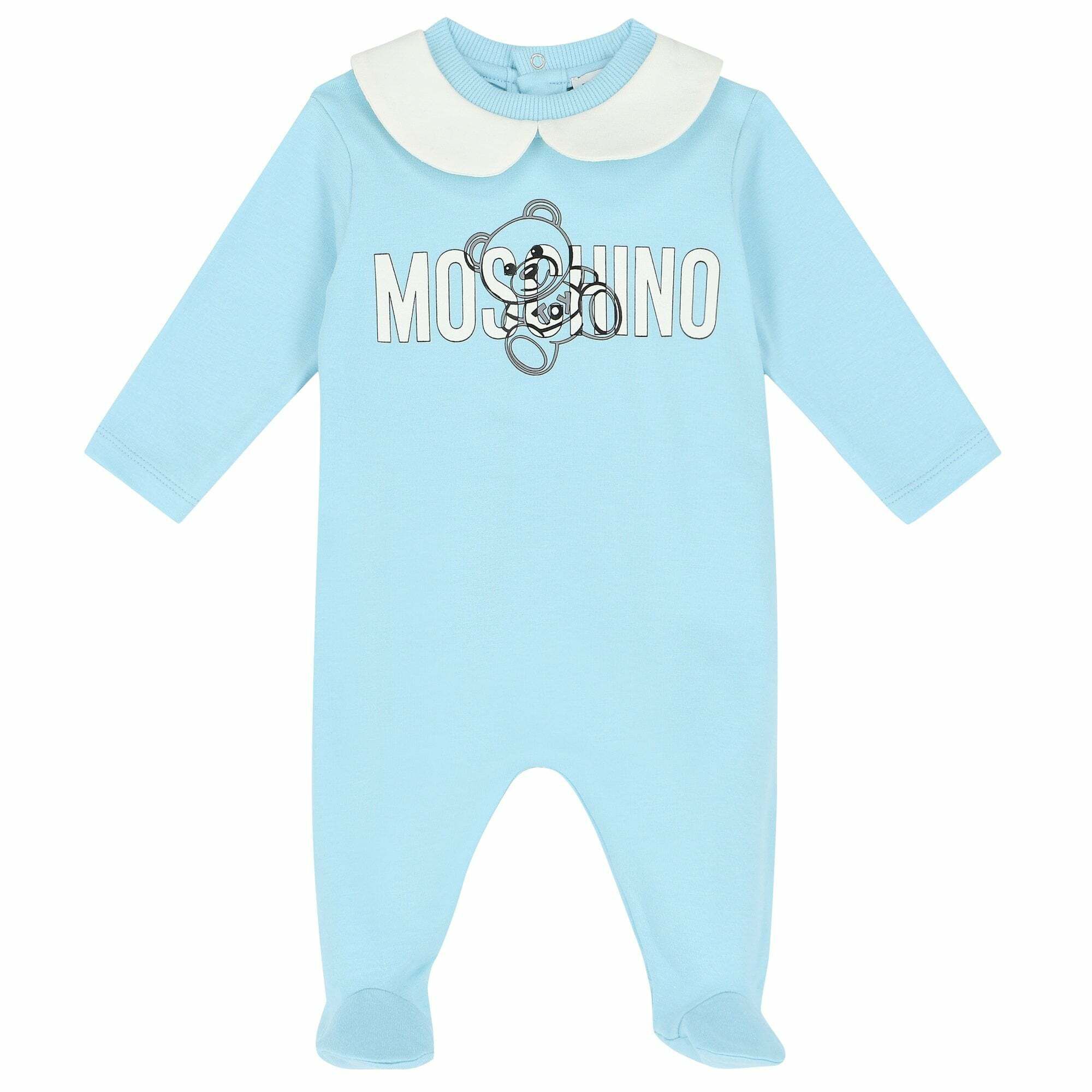 Moschino baby grow blue 2025