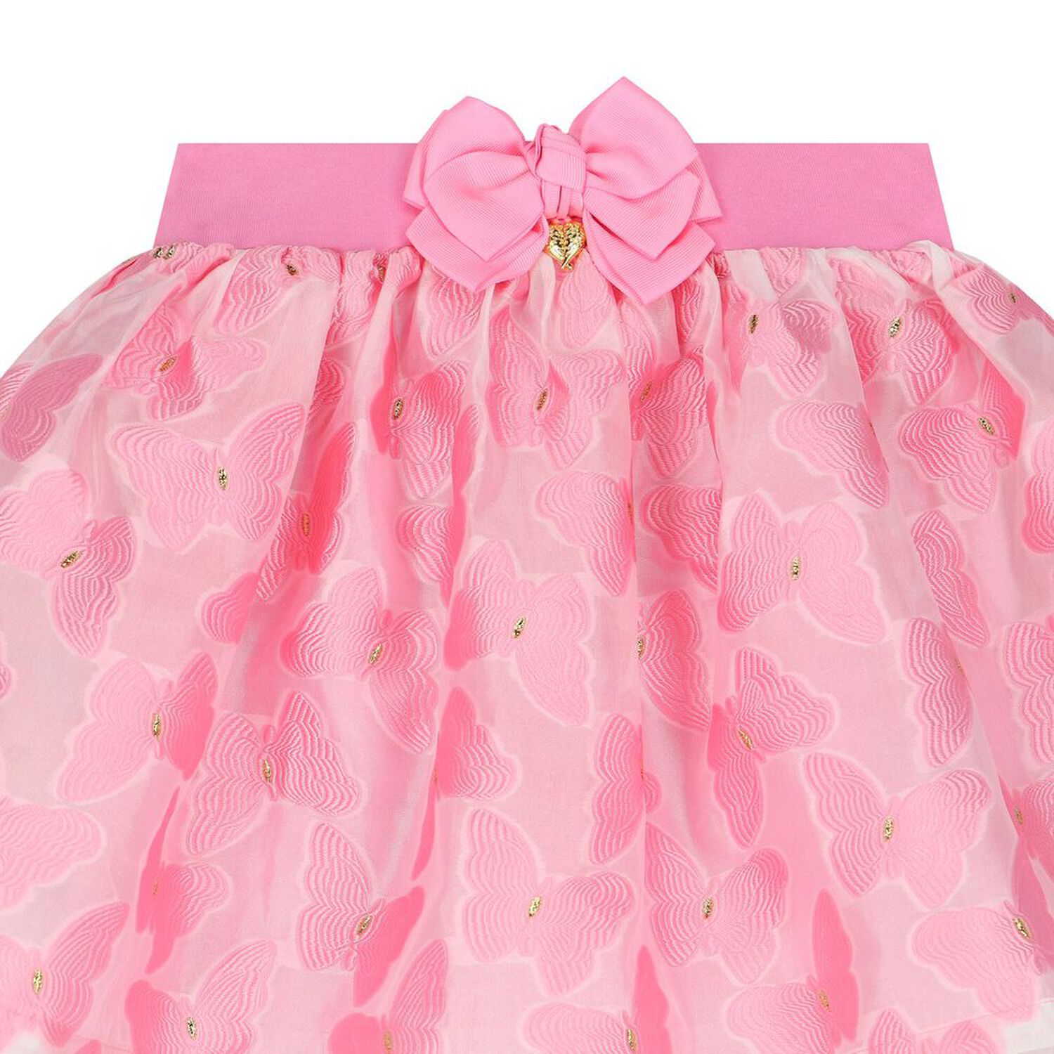 تنورة بنات جاكار باللون الوردي, 1, hi-res