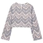 Girls Multi-Coloured Sequin Long Sleeve Top, 2, hi-res