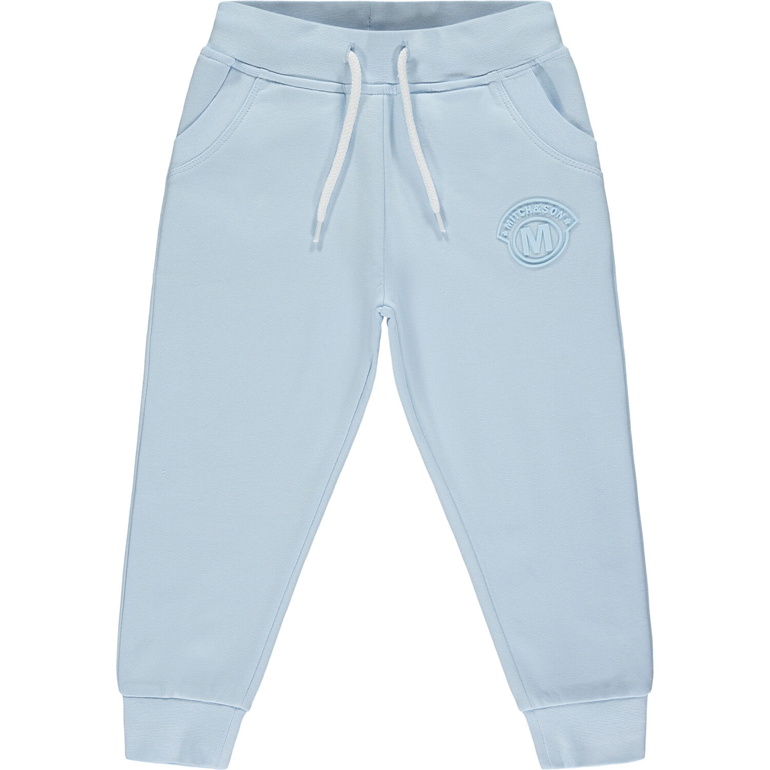 Boys Blue & Grey Logo Tracksuit, 1, hi-res