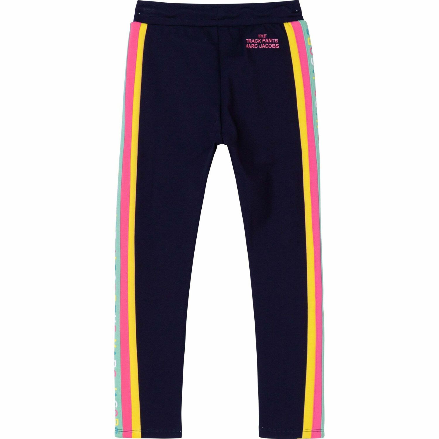 Girls Navy Logo Joggers, 1, hi-res