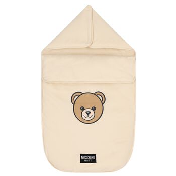 Beige Teddy Bear Logo Baby Nest