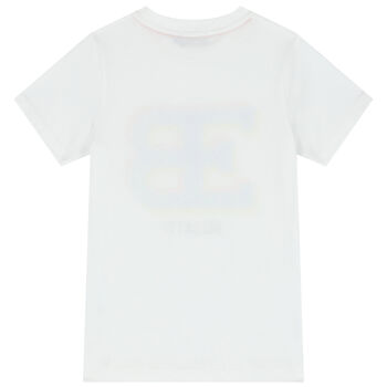 Boys White Logo T-Shirt