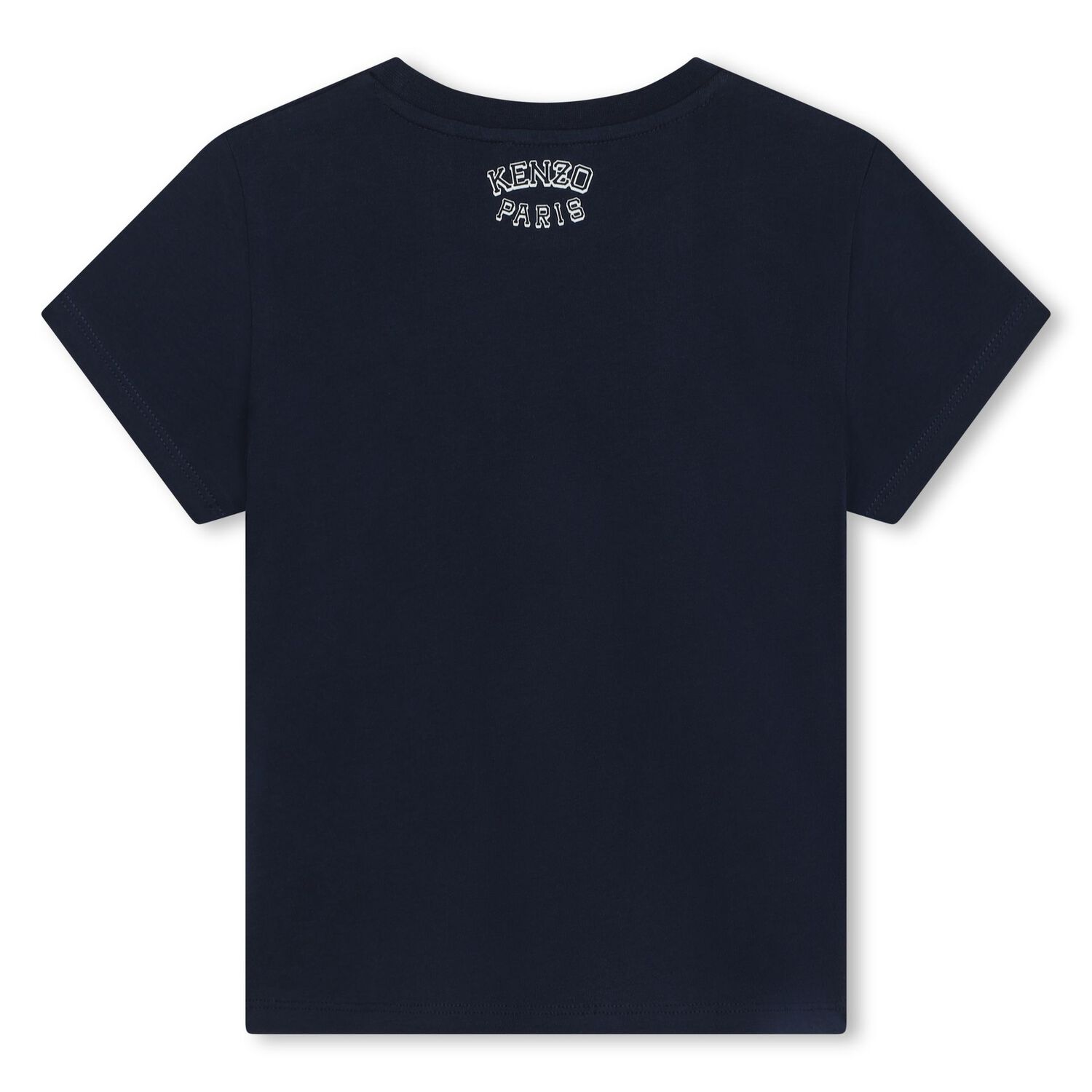 Girls Navy Blue Varsity Tiger T-Shirt, 2, hi-res image number null