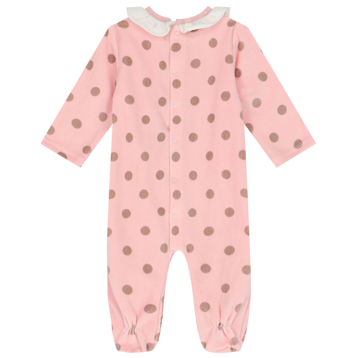 Baby Girls Pink Bear Babygrow, 1, hi-res image number null