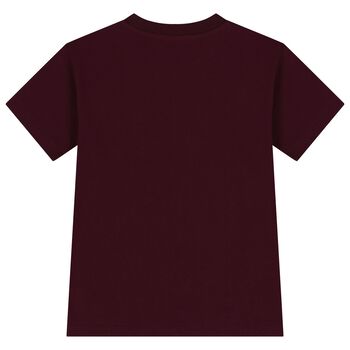 Boys Burgundy Logo T-Shirt 