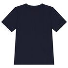 Boys Navy Blue Logo T-Shirt, 3, hi-res