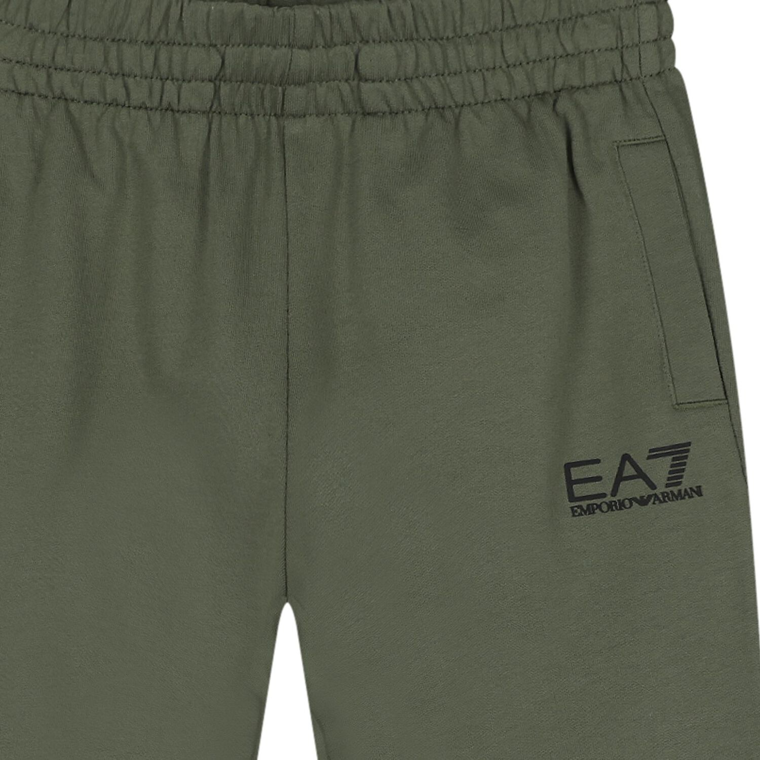Boys Green Logo Joggers, 3, hi-res