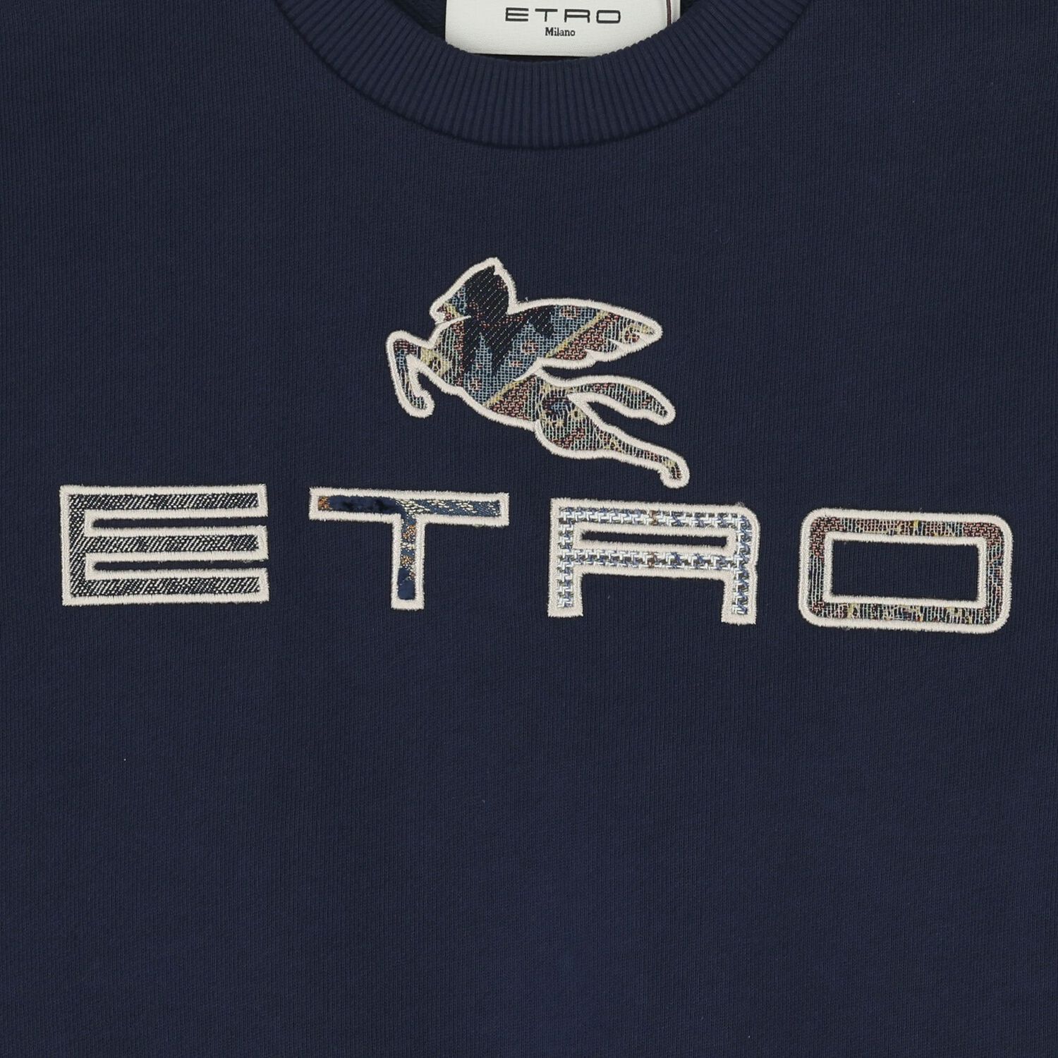 Navy Blue Logo Sweatshirt, 1, hi-res
