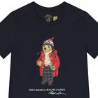 Boys Navy Blue Polo Bear T-Shirt, 1, hi-res