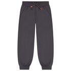 Boys Ivory, Orange & Grey Car Tracksuit ( 3 Piece ), 1, hi-res
