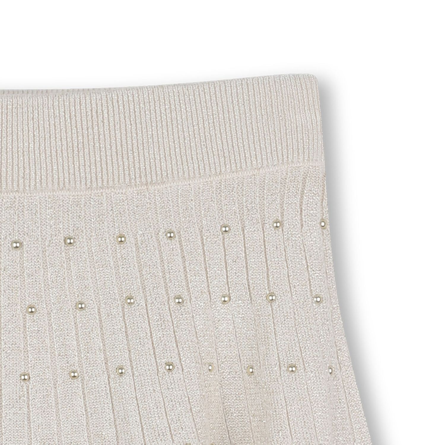 Girls Beige Knitted Skirt, 1, hi-res image number null