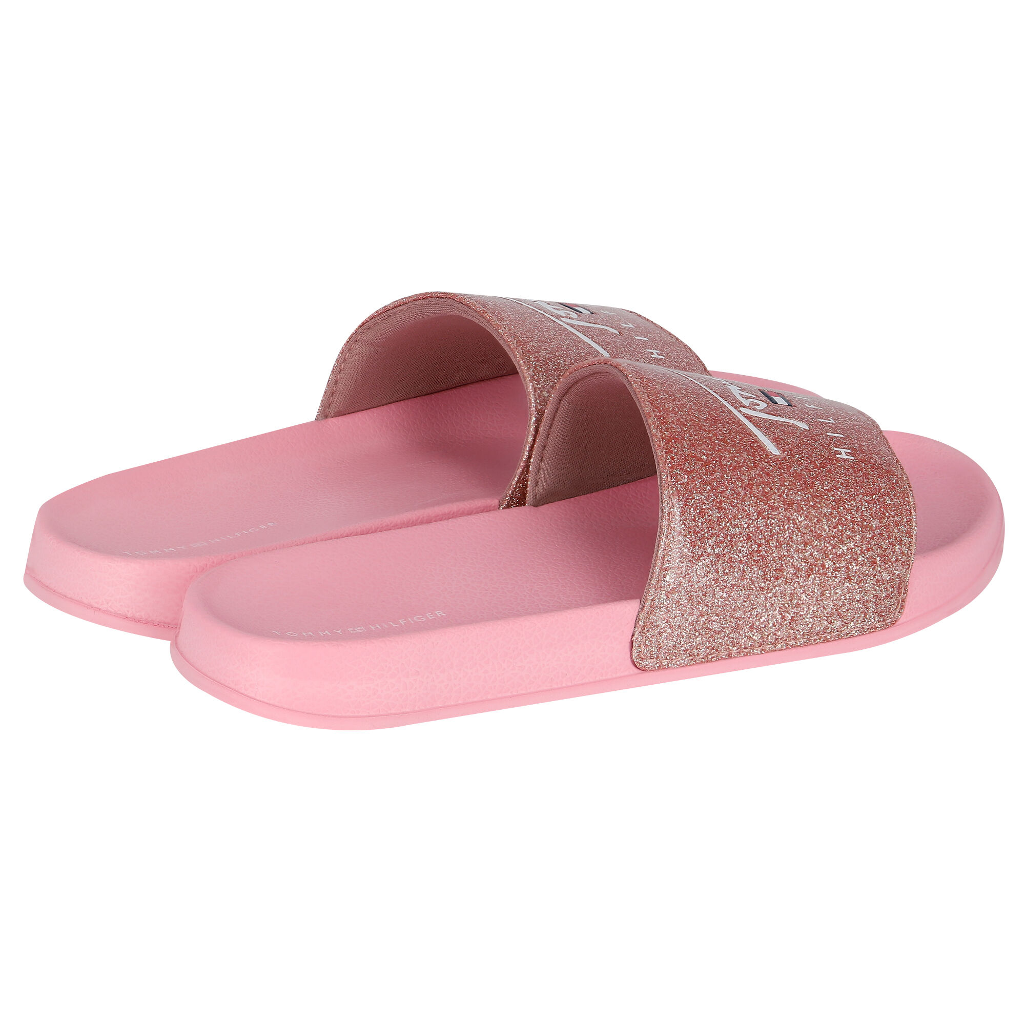 Tommy hilfiger rose gold 2025 sliders