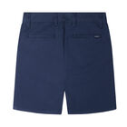 Boys Navy Twill Shorts, 1, hi-res