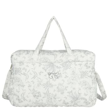 Ivory & Grey Toile De Jouy Baby Changing Bag