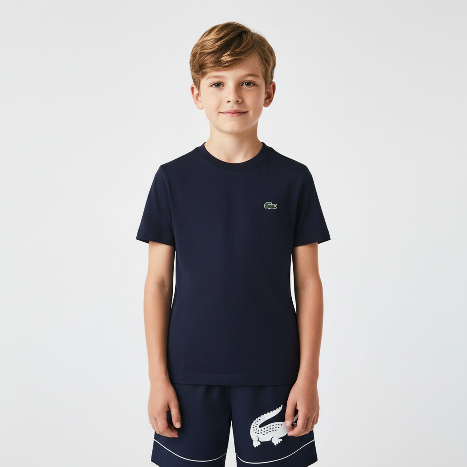 Boys Navy Blue Logo T-Shirt, 4, hi-res image number null