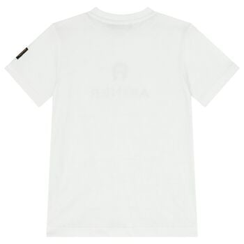 Boys White Logo T-Shirt