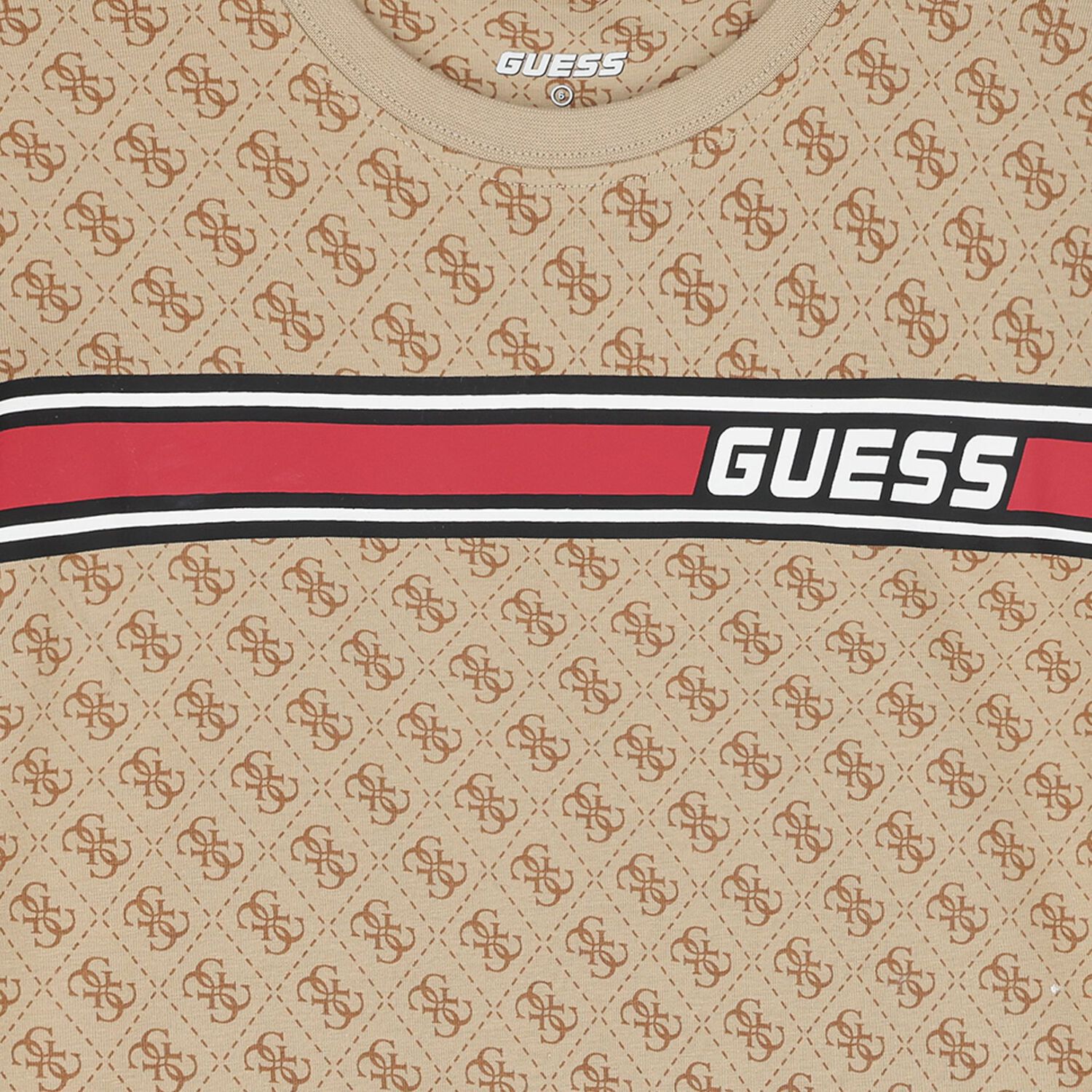 Boys Beige Logo T-Shirt, 1, hi-res image number null