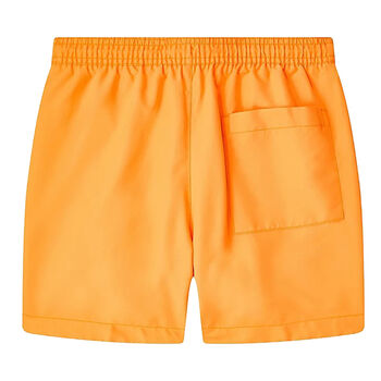 Boys Orange Logo Swim Shorts