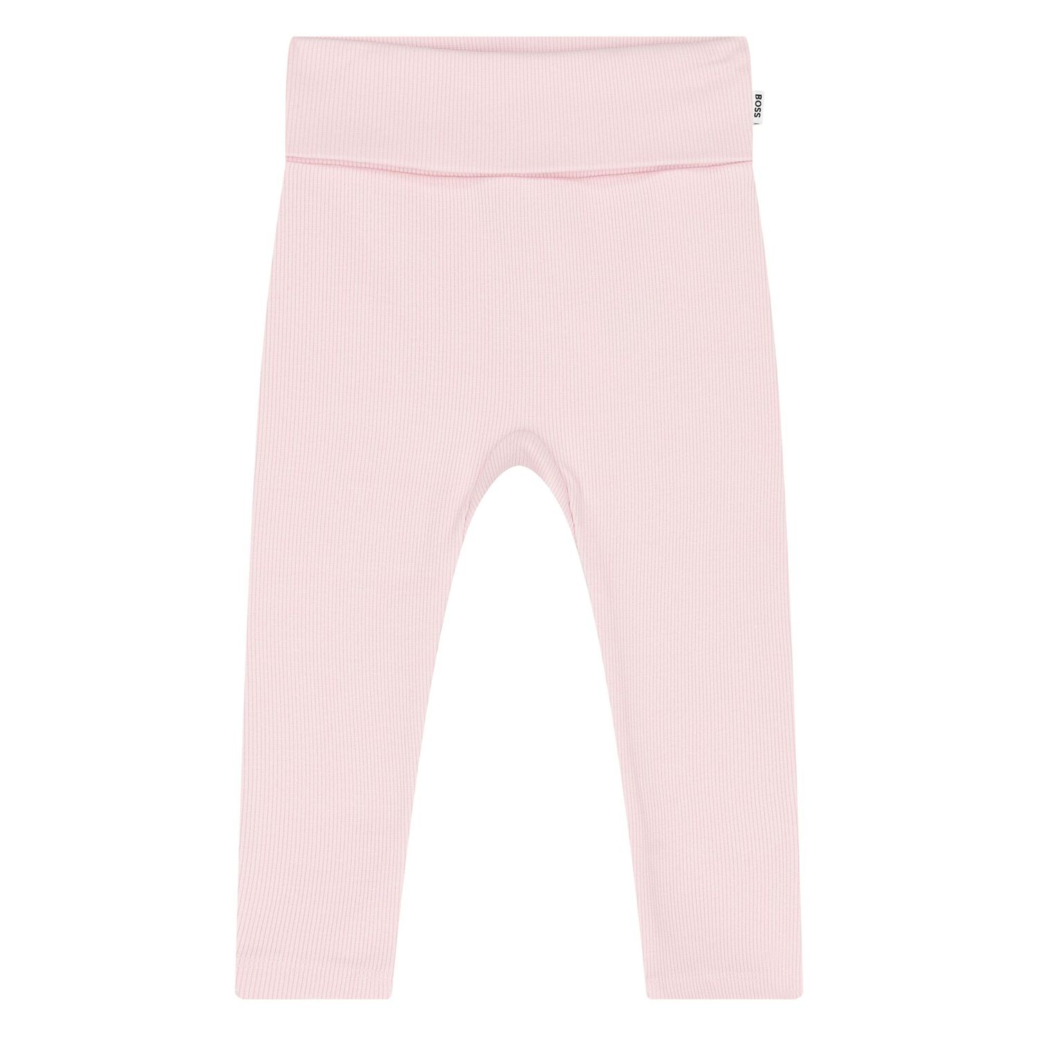 Younger Girls White & Pink Logo Leggings Set, 1, hi-res