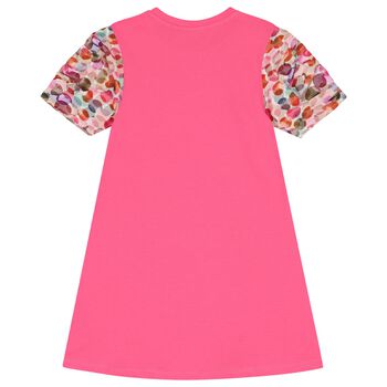 Girls Pink Crossbody Bag Dress