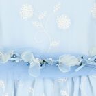 Girls Blue & White Floral Dress, 1, hi-res