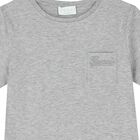 Grey Cotton Logo T-Shirt, 1, hi-res
