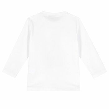 Baby Boys White Logo Top