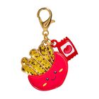 Girls Gold & Red French Fries Charm, 1, hi-res