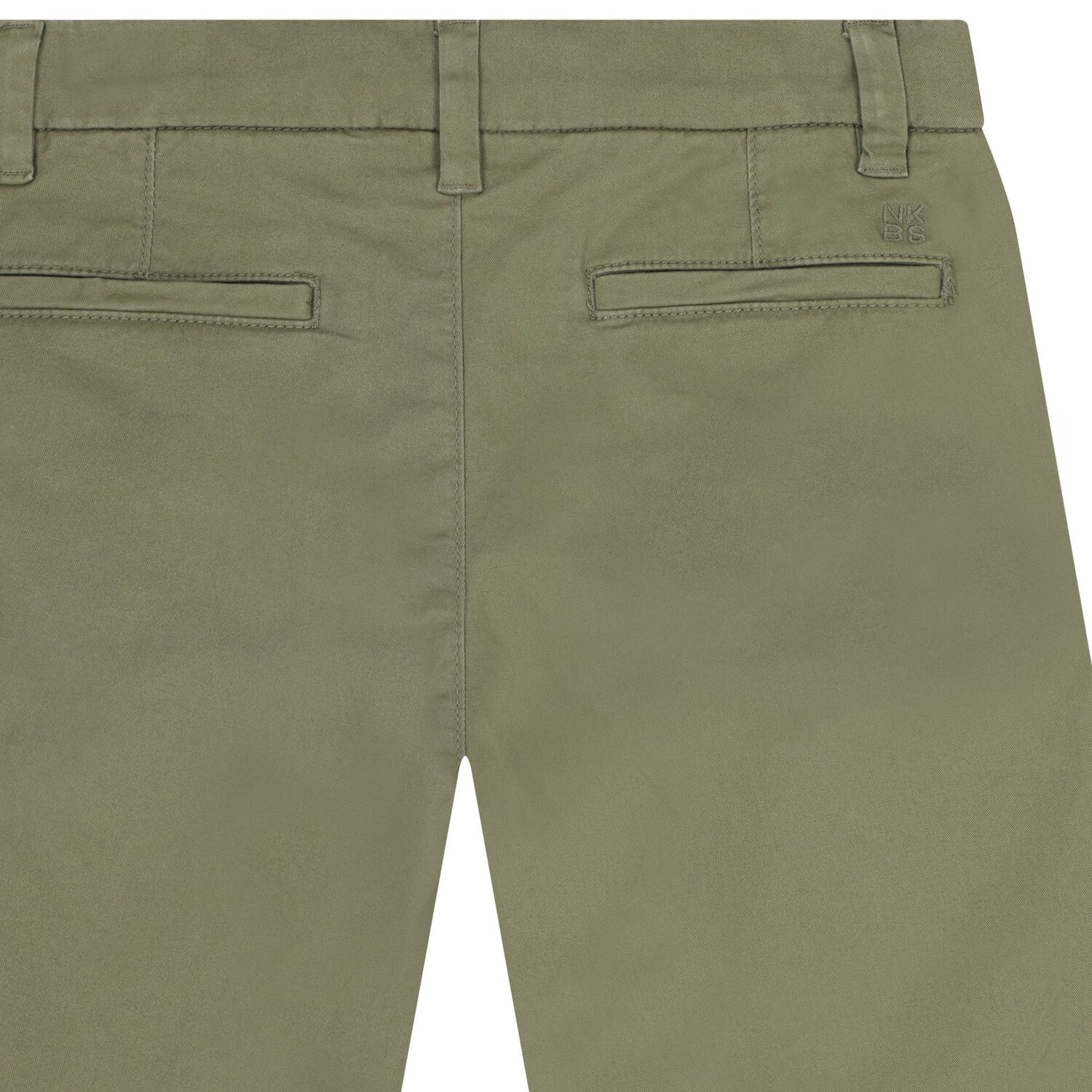Boys Green Chino Shorts, 1, hi-res