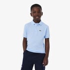 Boys Blue Logo Polo Shirt, 7, hi-res