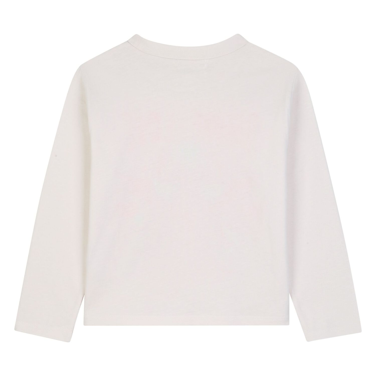 Girls Ivory Lovebird Logo Long Sleeve Top, 1, hi-res