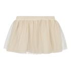 Baby Girls Beige & Ivory Tulle Skirt Set, 2, hi-res
