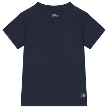 Boys Navy Blue Logo T-Shirt
