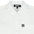White Embroidered Logo Shirt, 1, hi-res