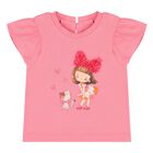 Younger Girls Pink Leggings Set, 1, hi-res
