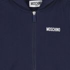 Younger Navy Blue Teddy Bear Logo Tracksuit, 2, hi-res