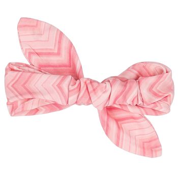 Baby Girls Pink Poudra Zig Zag Headband