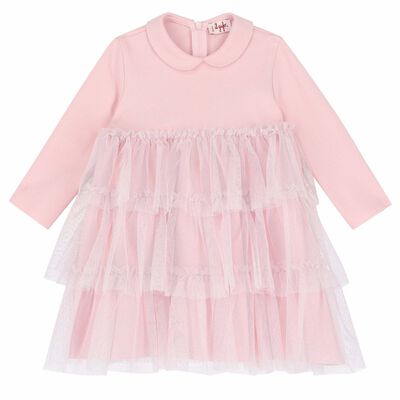 Younger Girls Pink Tulle Dress