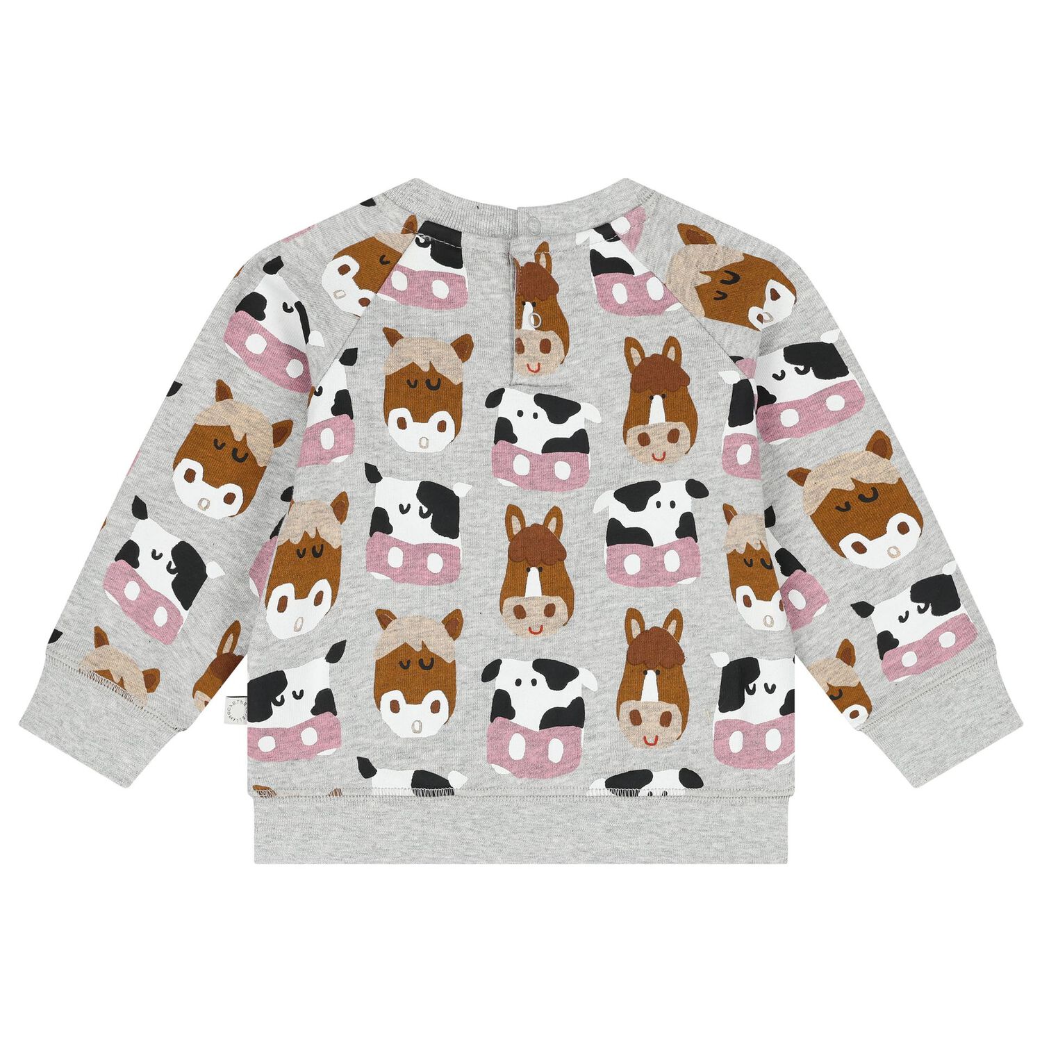 Younger Boys Grey Animals Sweatshirt, 1, hi-res image number null