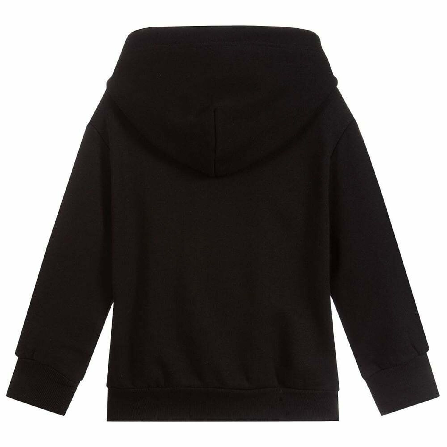 Boys Black Logo Hooded Top, 1, hi-res image number null