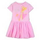 Girls Pink Hearts Dress, 1, hi-res