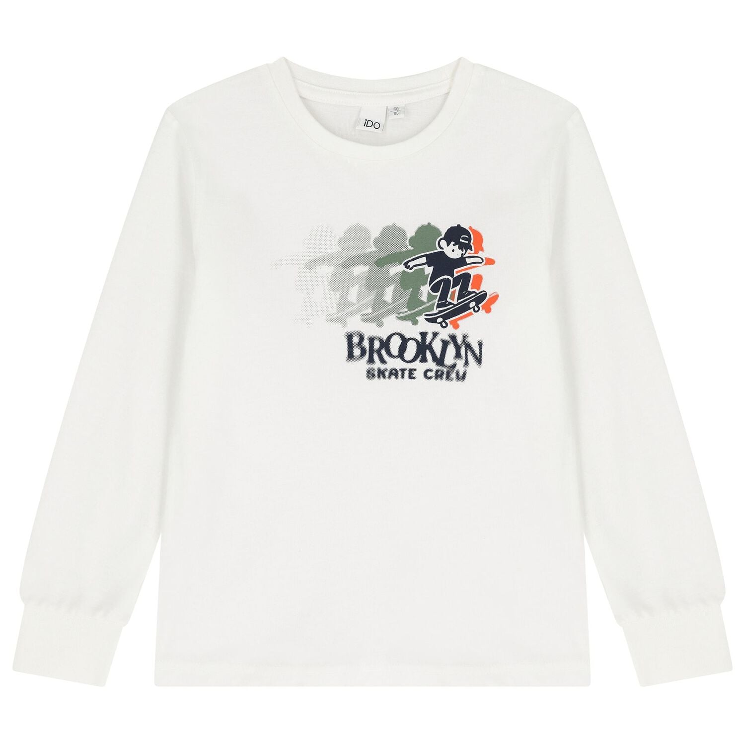 Boys Green & Ivory Skate Tracksuit Set, 1, hi-res
