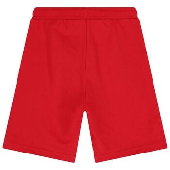 Boys Red Logo Shorts