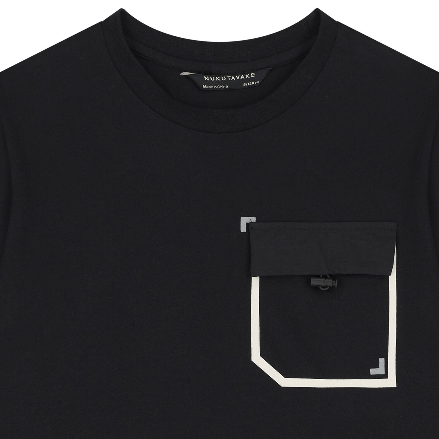 Boys Black Cotton T-Shirt, 2, hi-res