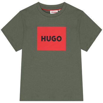 Boys Green Logo T-Shirt 