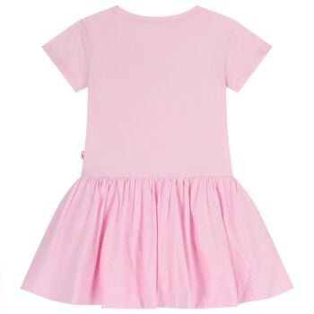 Girls Pink Hearts Dress