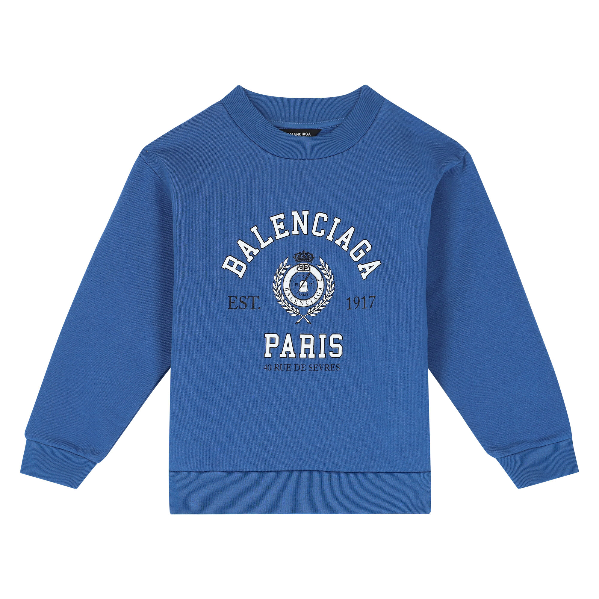 Balenciaga sweatshirt blue cheap